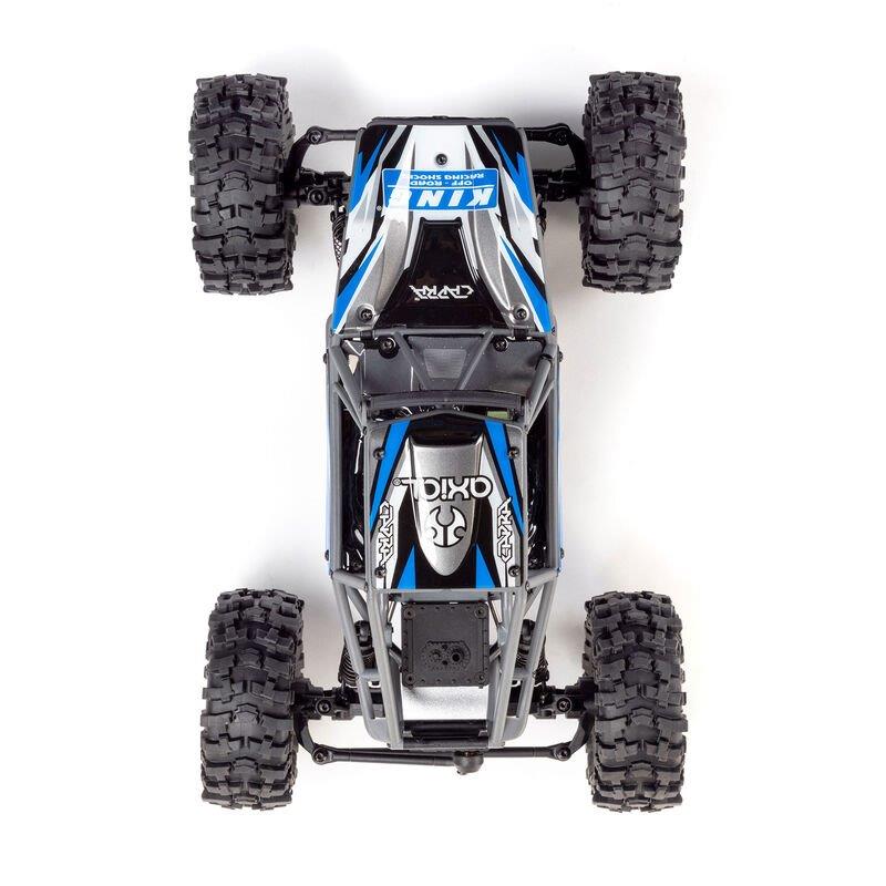 Axial 1/18 UTB18 Capra 4WS 4WD Trail Buggy RTR with Battery & Charger, Blue - 15