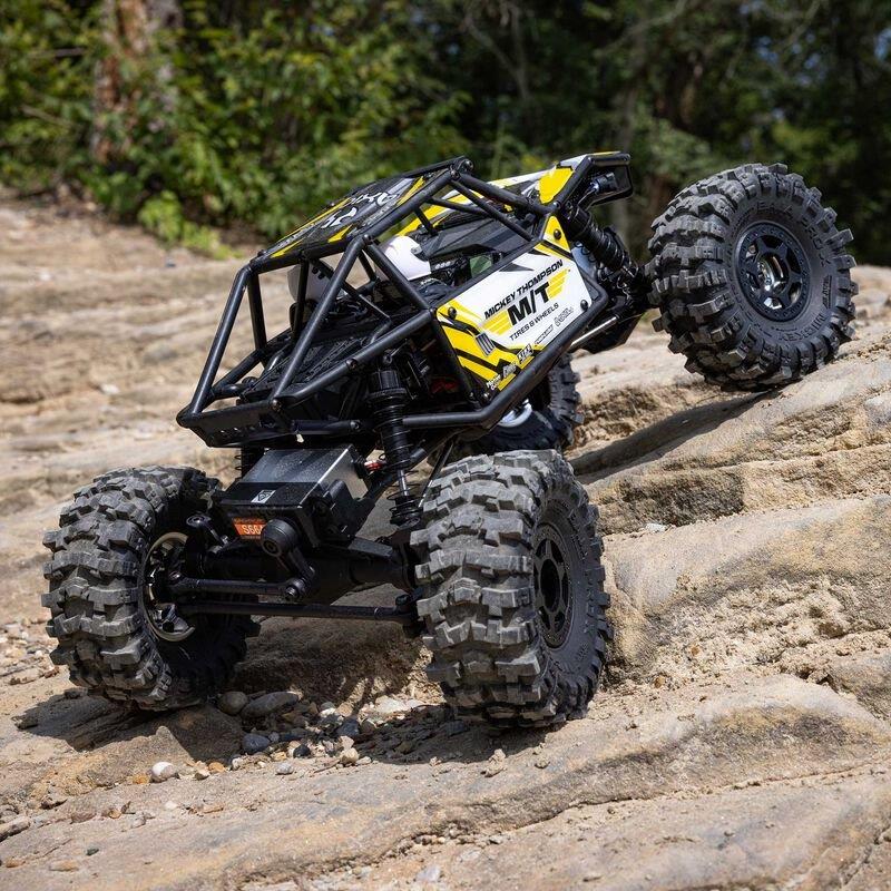 Axial 1/18 UTB18 Capra 4WS 4WD Trail Buggy RTR with Battery & Charger, Yellow - 7