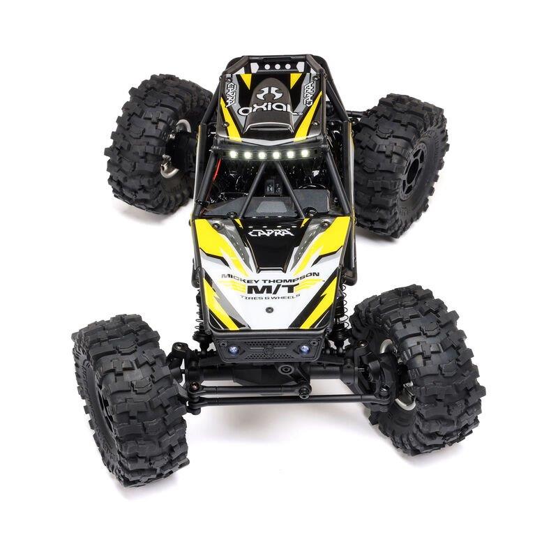 Axial 1/18 UTB18 Capra 4WS 4WD Trail Buggy RTR with Battery & Charger, Yellow - 10