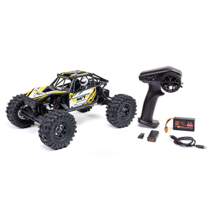 Axial 1/18 UTB18 Capra 4WS 4WD Trail Buggy RTR with Battery & Charger, Yellow - 19