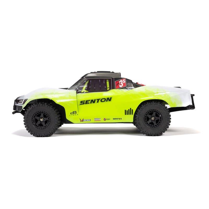 ARRMA 1/10 SENTON 223S BLX Brushless 4X4 Short Course Truck RTR with DSC, Yellow - 10