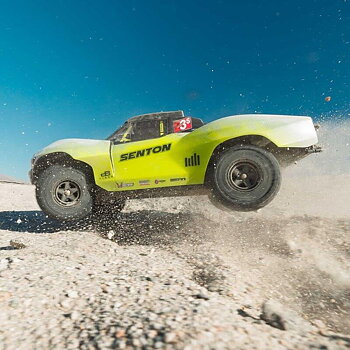 ARRMA 1/10 SENTON 223S BLX Brushless 4X4 Short Course Truck RTR with DSC, Yellow