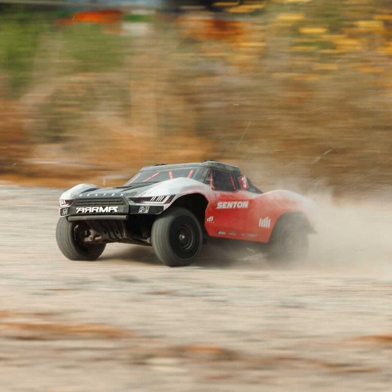 ARRMA 1/10 SENTON 223S BLX Brushless 4X4 Short Course Truck RTR with DSC, Red - 4