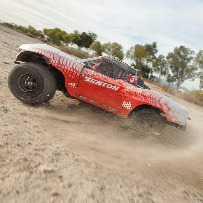 ARRMA 1/10 SENTON 223S BLX Brushless 4X4 Short Course Truck RTR with DSC, Red - 6