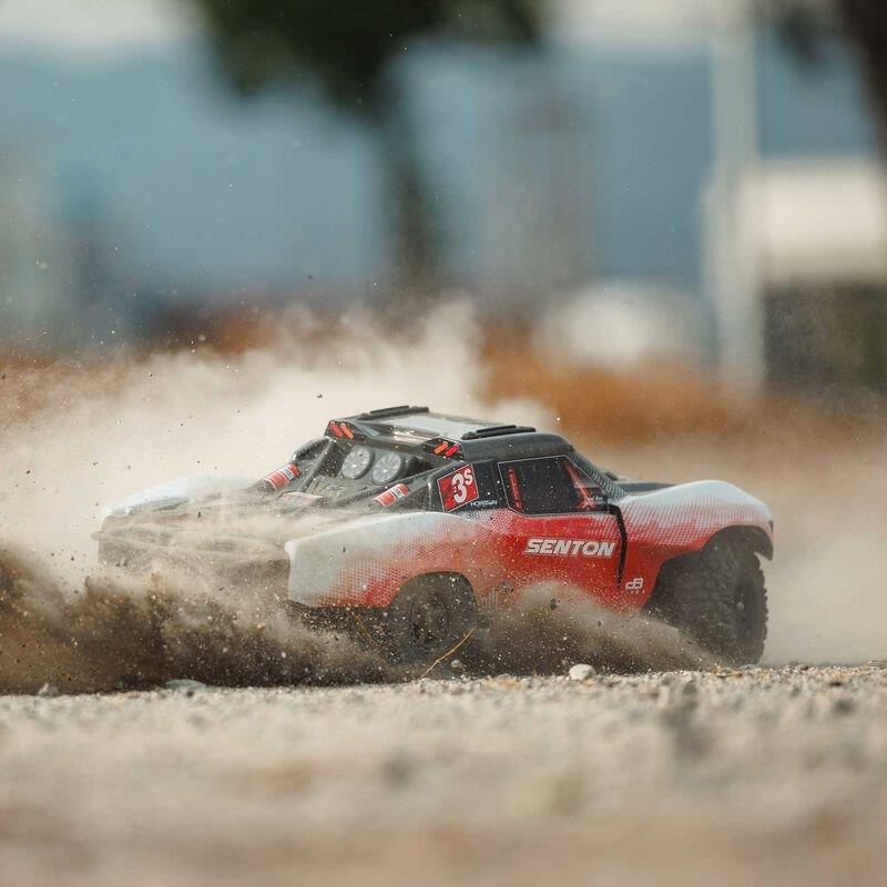 ARRMA 1/10 SENTON 223S BLX Brushless 4X4 Short Course Truck RTR with DSC, Red - 7