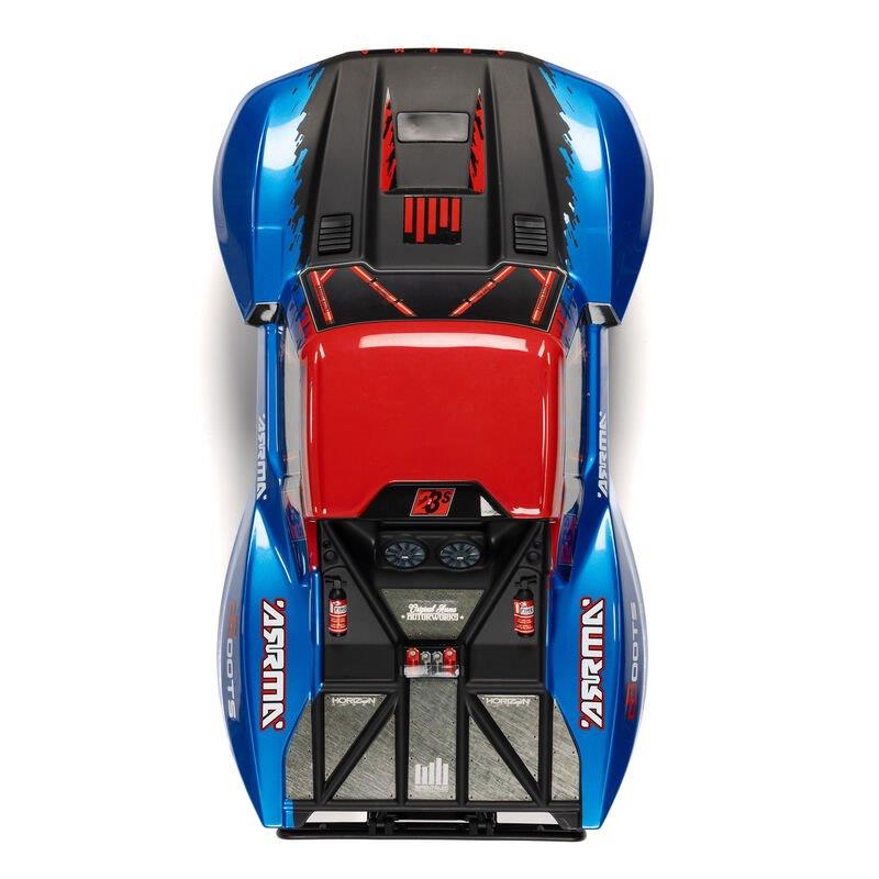 ARRMA 1/10 FURY 223S BLX Brushless 2WD Short Course Truck RTR with DSC, Blue - 12