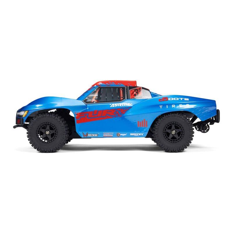 ARRMA 1/10 FURY 223S BLX Brushless 2WD Short Course Truck RTR with DSC, Blue - 9
