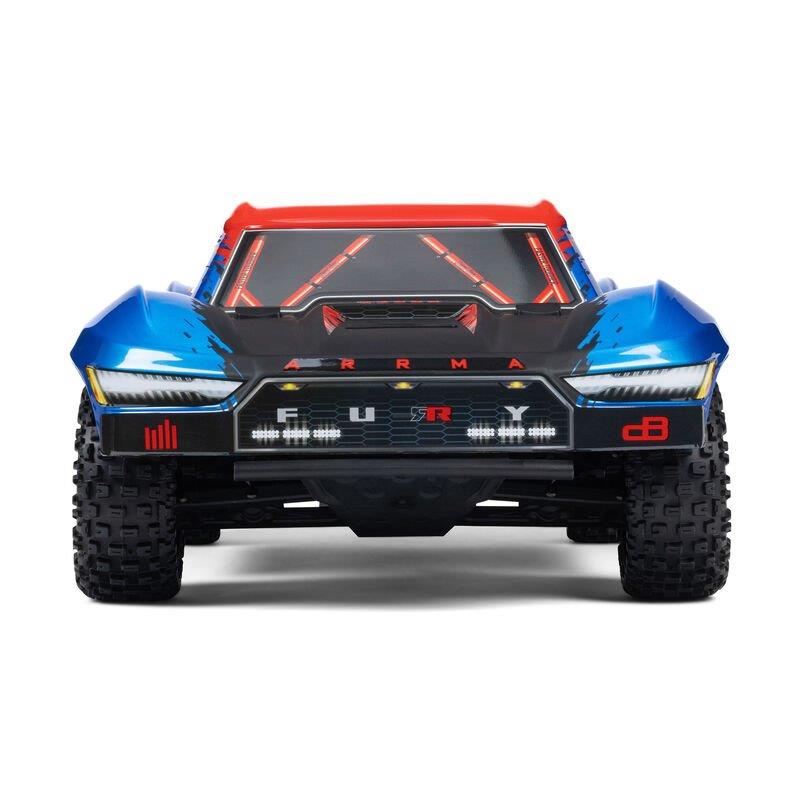 ARRMA 1/10 FURY 223S BLX Brushless 2WD Short Course Truck RTR with DSC, Blue - 10