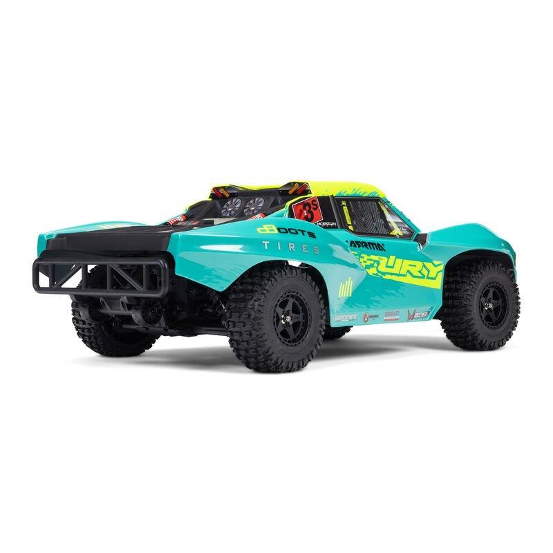 ARRMA 1/10 FURY 223S BLX Brushless 2WD Short Course Truck RTR with DSC, Green - 8