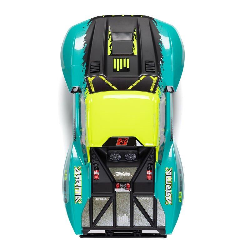 ARRMA 1/10 FURY 223S BLX Brushless 2WD Short Course Truck RTR with DSC, Green - 12