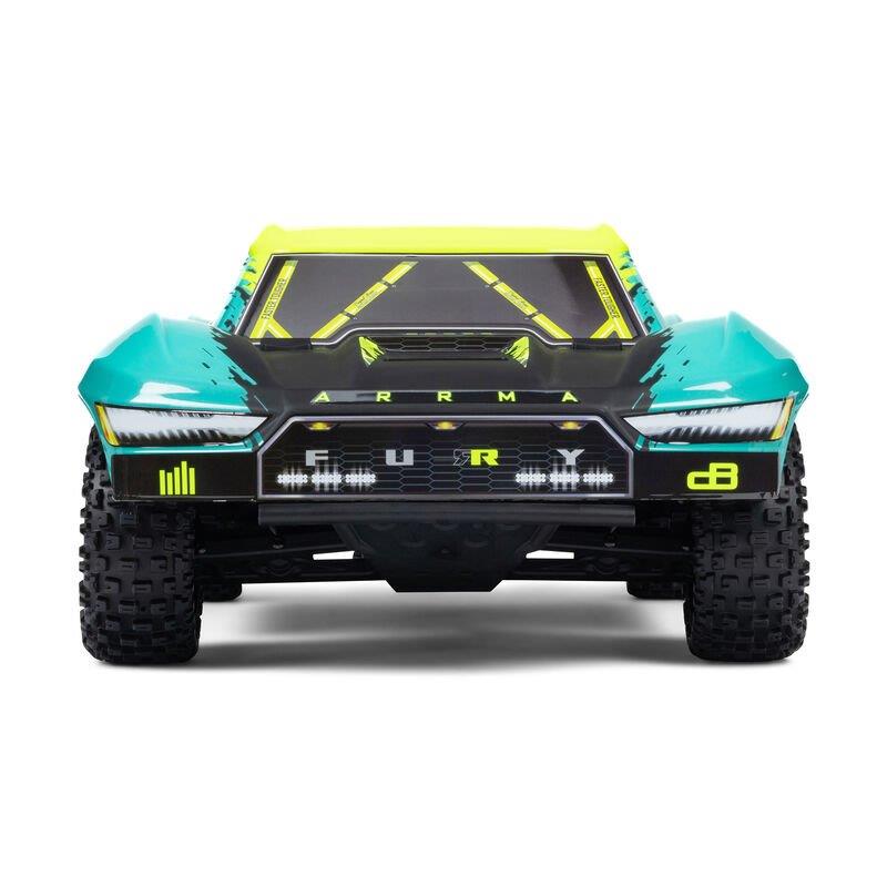 ARRMA 1/10 FURY 223S BLX Brushless 2WD Short Course Truck RTR with DSC, Green - 10
