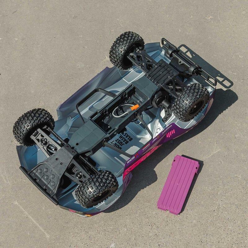 ARRMA 1/10 FURY 223S BLX Brushless 2WD Short Course Truck RTR with DSC, Purple - 13
