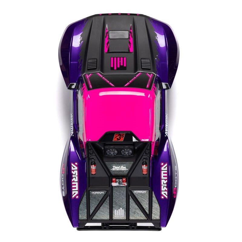 ARRMA 1/10 FURY 223S BLX Brushless 2WD Short Course Truck RTR with DSC, Purple - 11