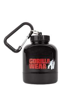Supplement Funnel Keychain, black