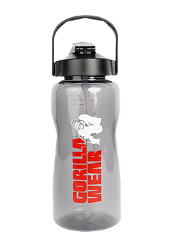 Water Bottle With Sleeve 2 L, black