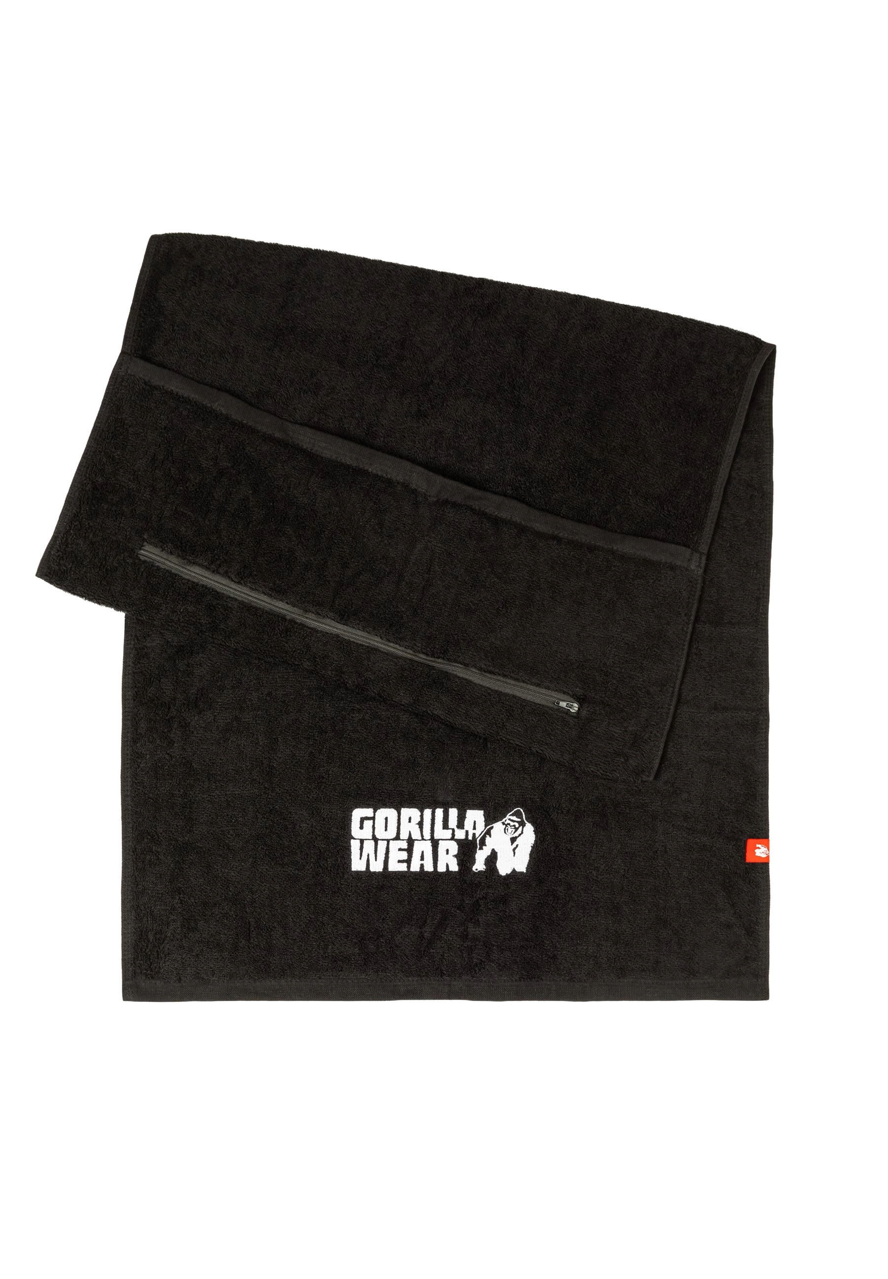 Zip Pocket Gym Towel, black - 4