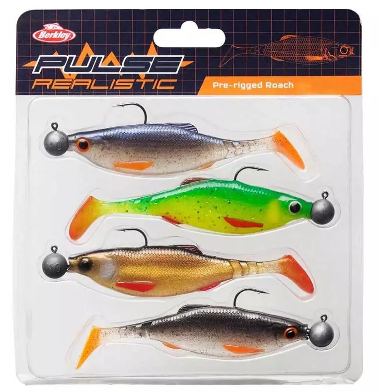 Berkley Pulse Realistic Roach (4-pack) - 7cm