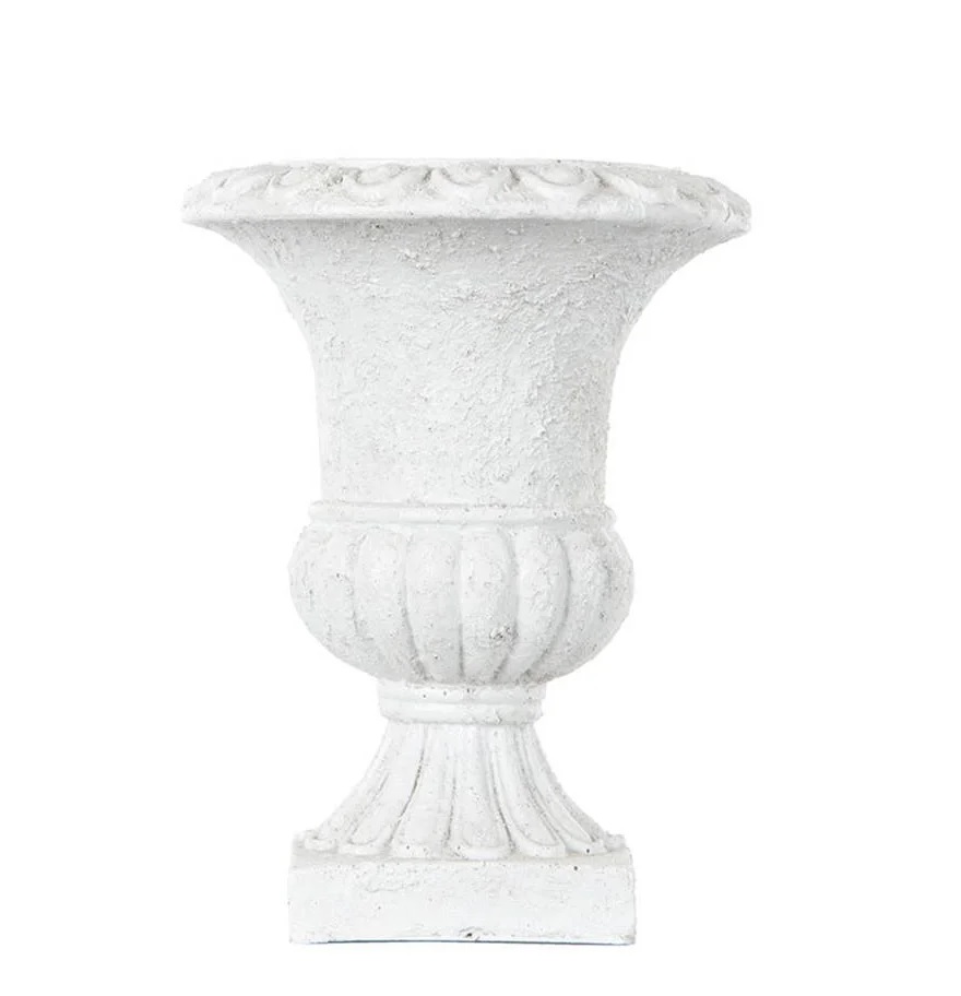 Urna kruka pokal på fot shabby chic lantlig stil Gårdsromantik - 2