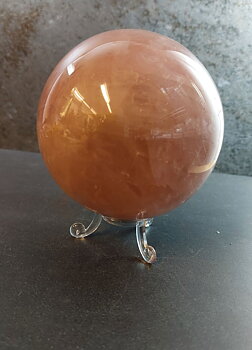 Rosenkvarts "Goldenhealer"  Kula. 9.5cm 