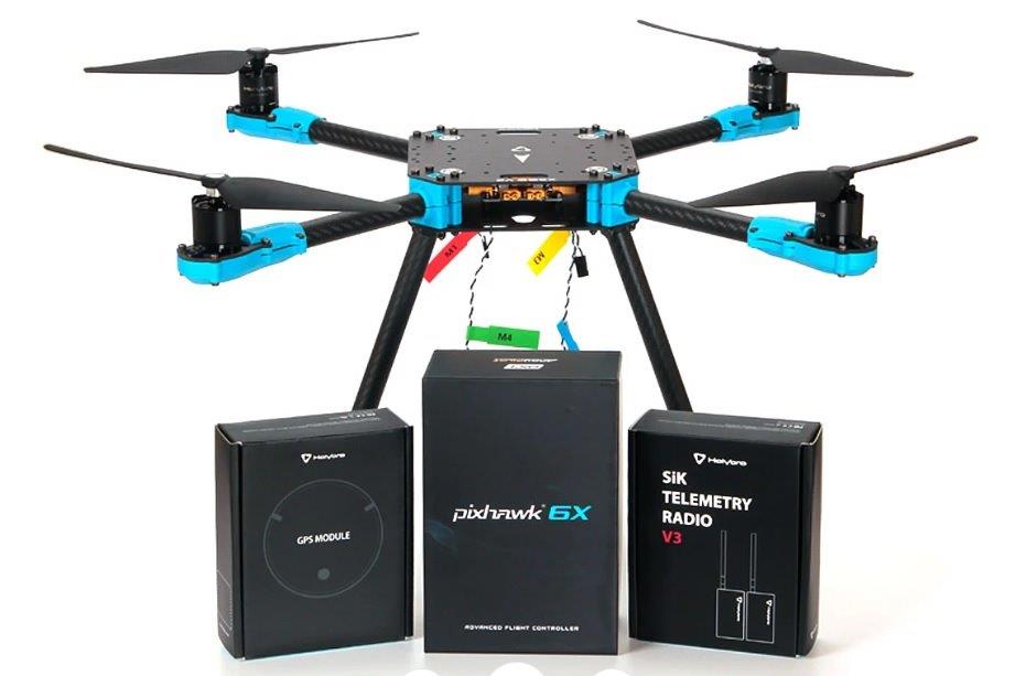 Holybro PX4 Development Kit - X500 v2, 6X, M10 GPS, 915MHz