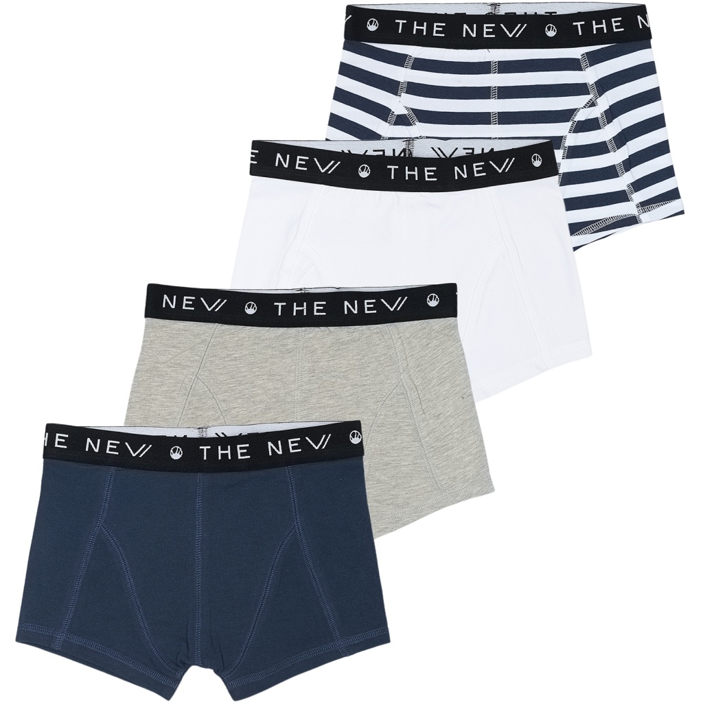 Boys Basic Boxers Multi Pack Multi Color Mood Indigo