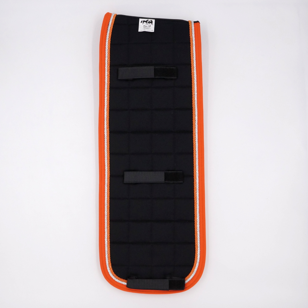 Tömkörningsunderlägg Svart, Orange/silver