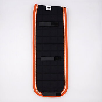 Tömkörningsunderlägg Svart, Orange/silver