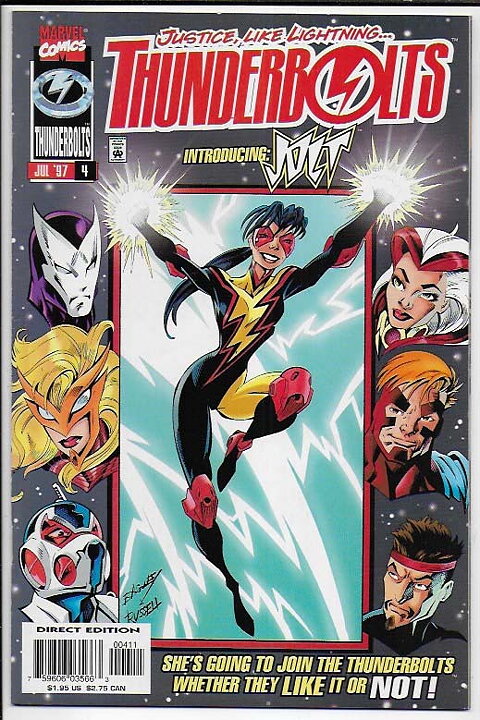 Thunderbolts # 4 NM- 1st Jolt