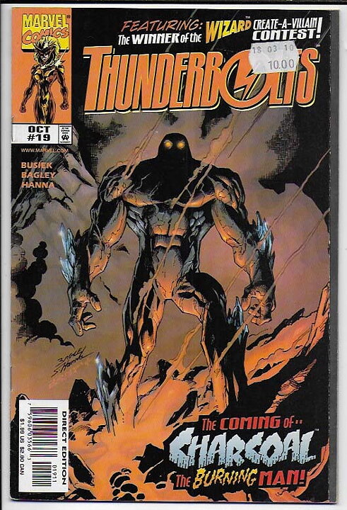 Thunderbolts # 19 VF/NM Prislapp