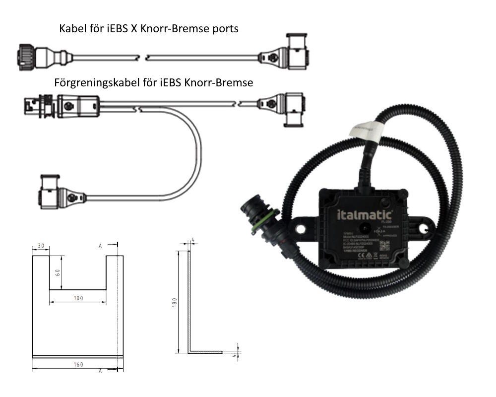 Paket, mottagare/kabl., trailer med iEBS X Knorr-Bremse EBS - 2