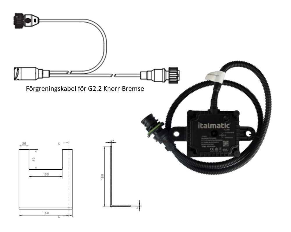 Paket, mottagare/kabl. trailer med G2.2 Knorr-Bremse EBS - 2