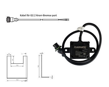 Paket, mottagare/kabl. trailer med G2.2 Knorr-Bremse EBS