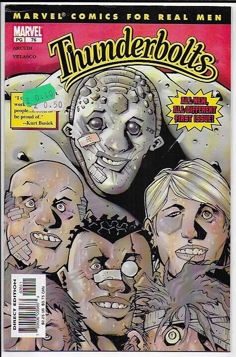 Thunderbolts # 76 VF Prislapp