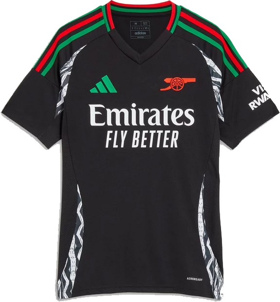 2024/2025 ARSENAL ADIDAS BORTATRÖJA KORTÄRMAD