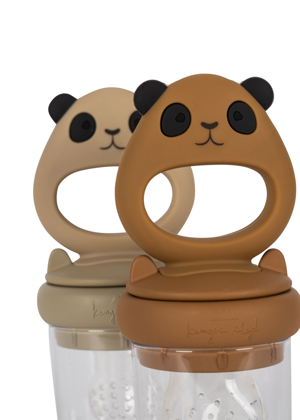 2 PACK SILICONE FRUIT FEEDING CARAMEL WARM CLAY  - 2