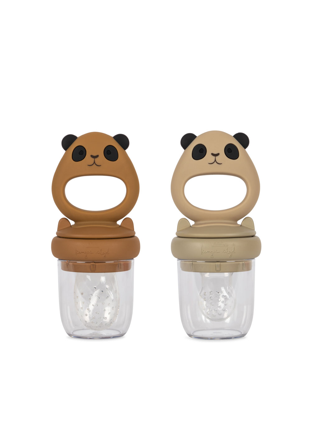 2 PACK SILICONE FRUIT FEEDING CARAMEL WARM CLAY 