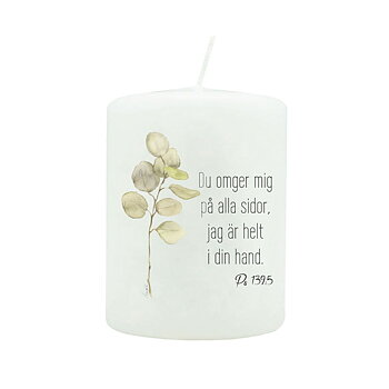 Blockljus - Du omger mig Höjd: 6 cm