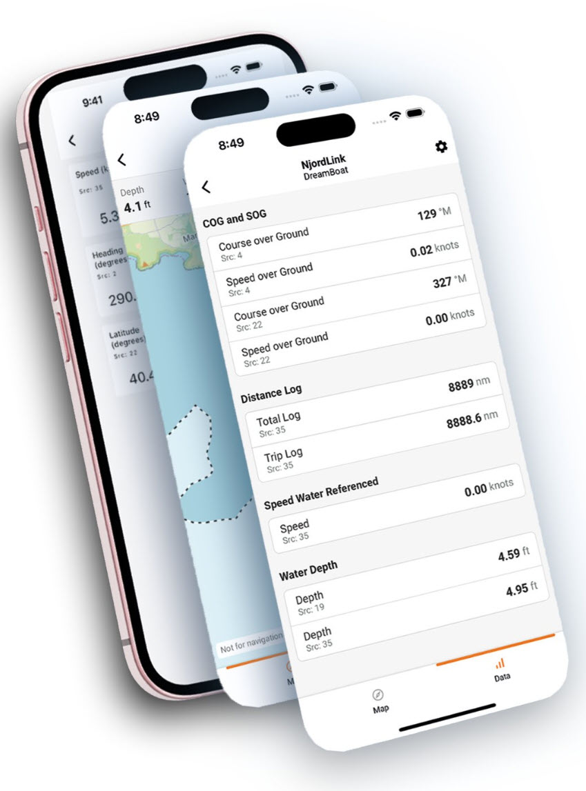 Digital Yacht NjordLINK Fjärrövervakning av din båt via  NjordCloud - 2