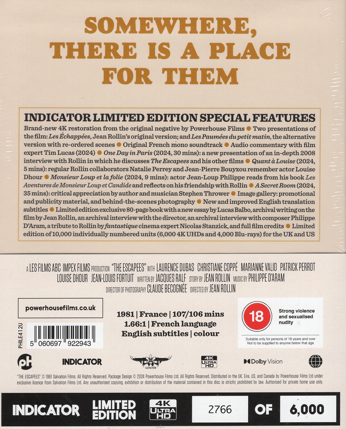 The Escapees (Limited Edition) (ej svensk text) (4K Ultra HD) - 2