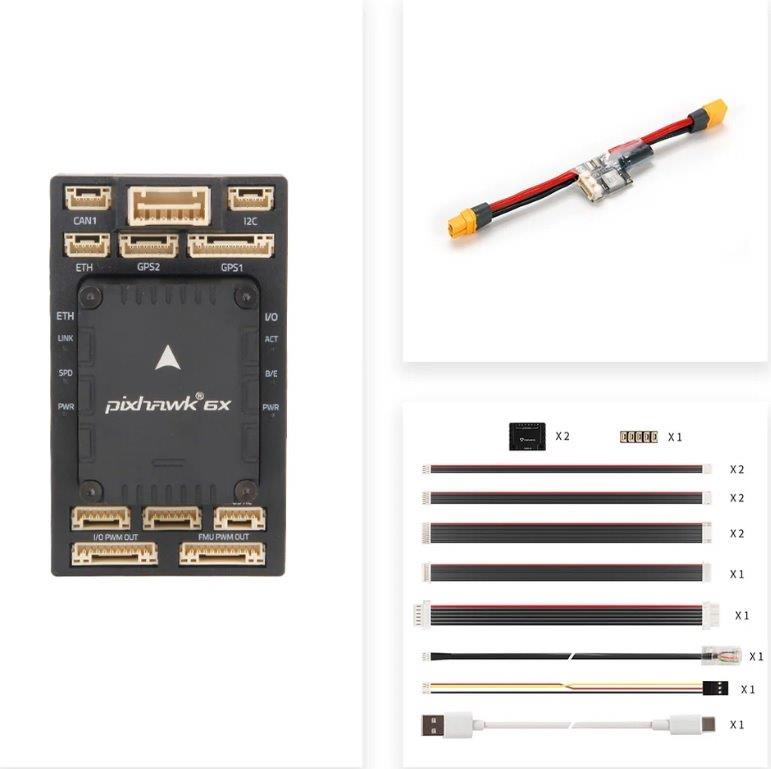 Pixhawk 6X Mini (ICM-45686), No GPS, PM02D