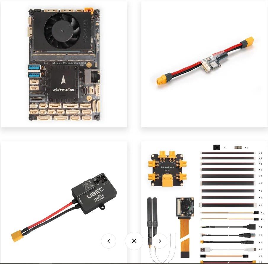 Pixhawk Jetson Baseboard Bundle, 6X, NX 16GB (with Wi-Fi & SSD & Camera)