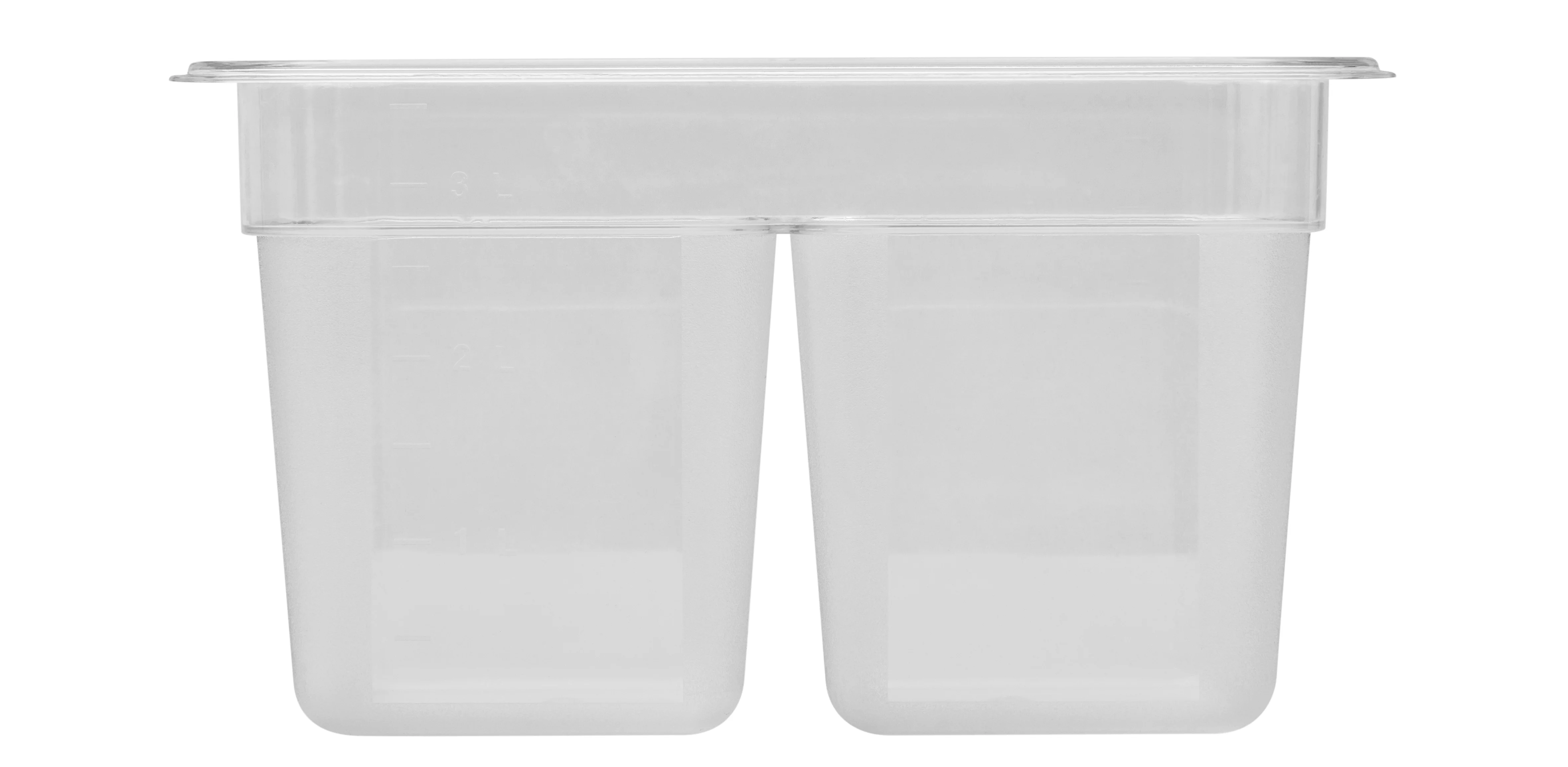 Kantin GN 1/4 transparent polykarbonat Exxent - 5