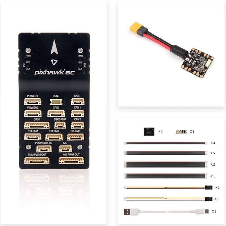 Pixhawk 6C, PM06, No GPS, Aluminum