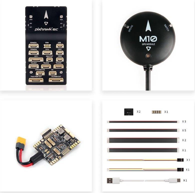 Pixhawk 6C, PM07, M10 GPS, Aluminum