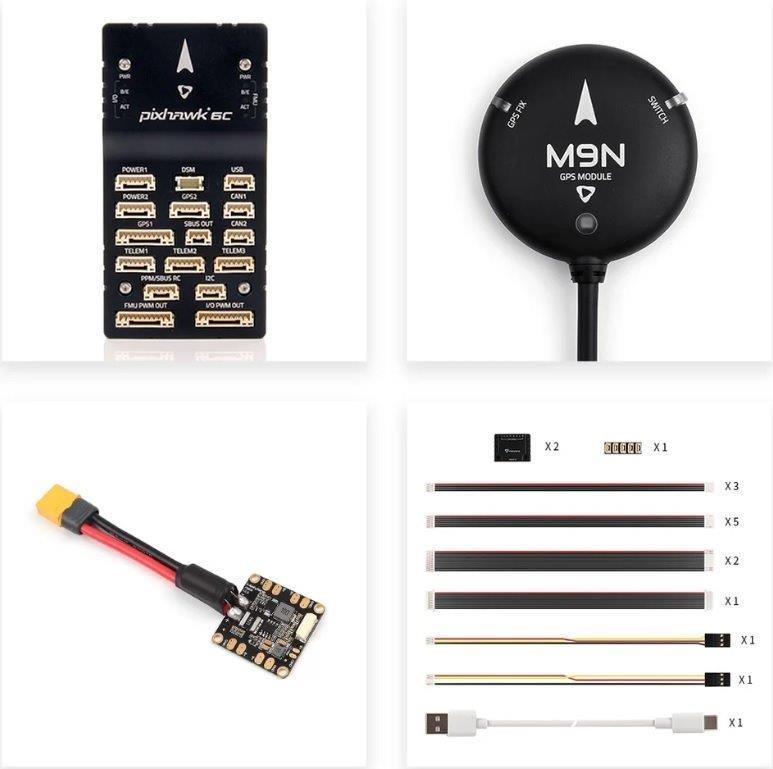 Pixhawk 6C, PM06, M9N GPS, Aluminum