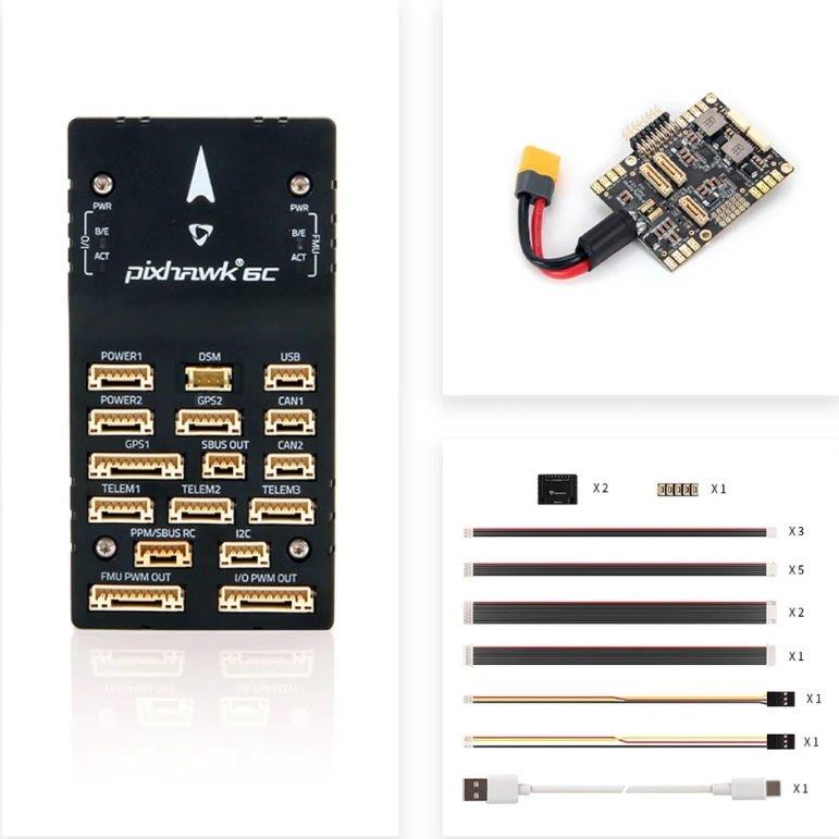 Pixhawk 6C, PM07, No GPS, Plastic