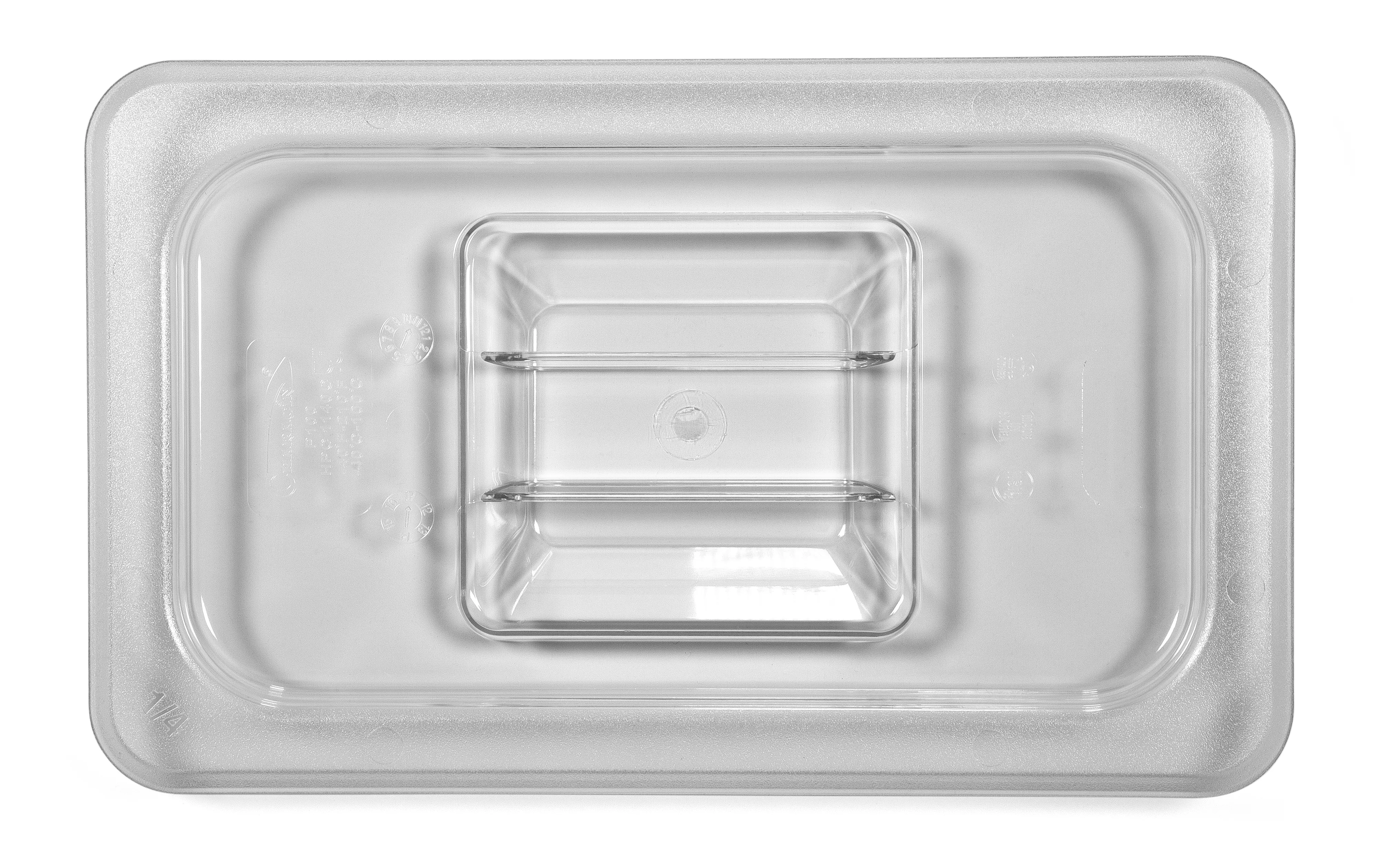 GN kantin lock i polykarbonat transparent Exxent - 5