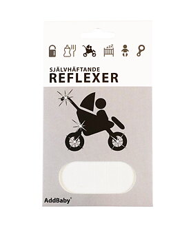 Reflexklistermärken Silver
