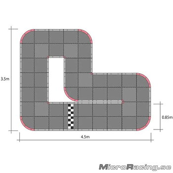 KYOSHO - Mini-Z GrandPrix Circuit, 50x50, 48pcs