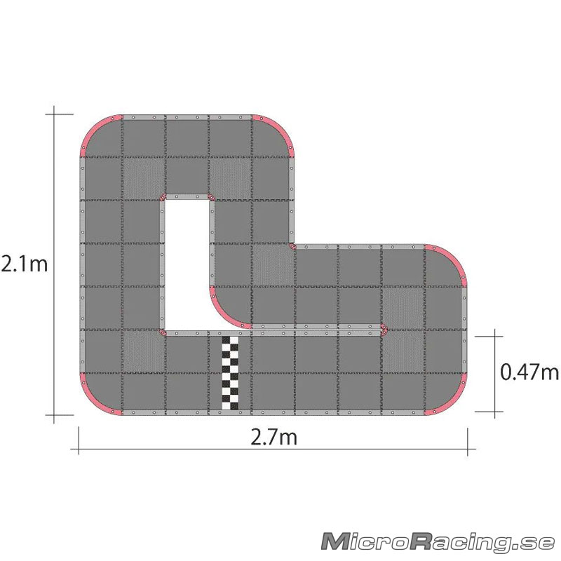 KYOSHO - Mini-Z GrandPrix Circuit, 30x30, 48pcs